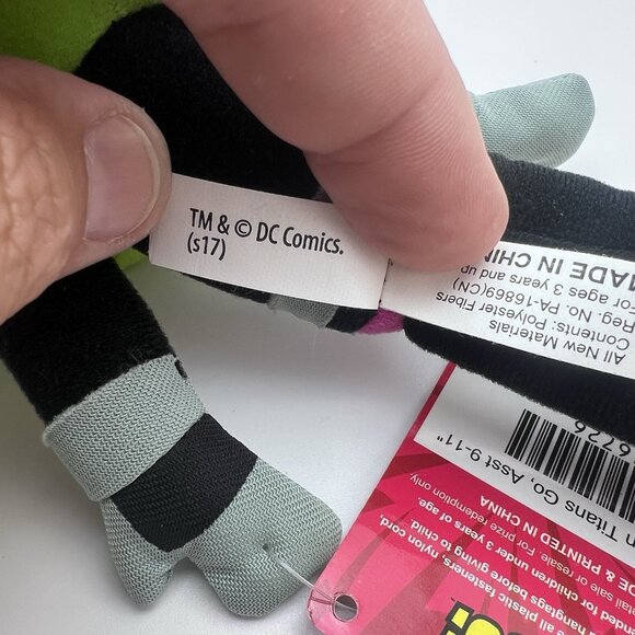 Lot 3 Toy Factory Teen Titans Go Plush Beast Boy, Robin, Cyborg Cartoon Network - Picture 5 of 14